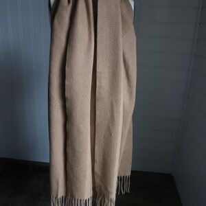 Camel Wool Blanket scarf